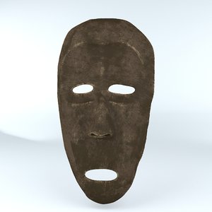african mask 3D model