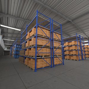 warehouse 3D model