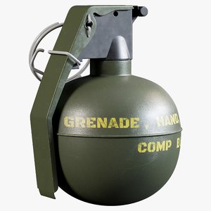 tmc m67 frag grenade model