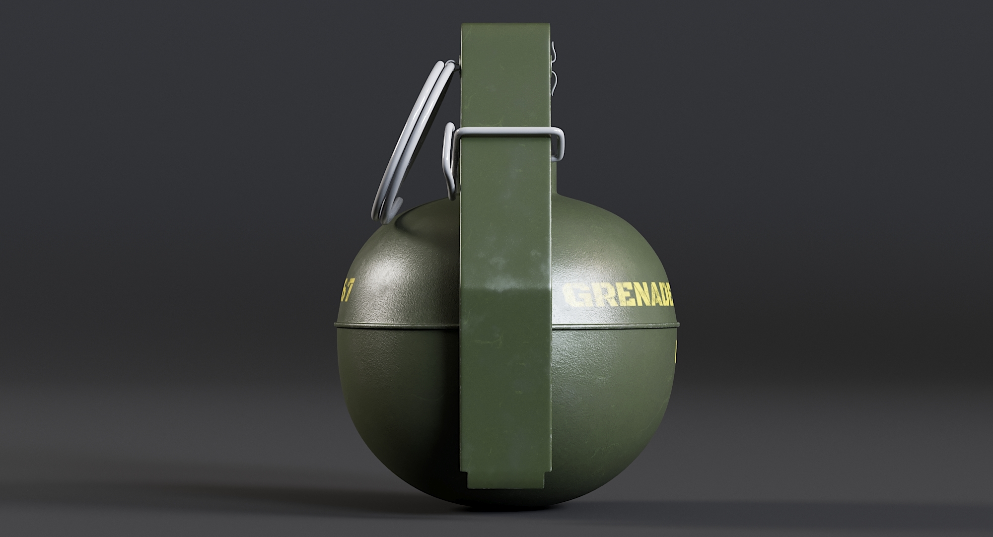 Tmc M67 Frag Grenade Model - Turbosquid 1392422