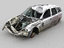 car wreck pack 10 3D model
