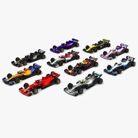 Formula 1 Season 2019 F1 Race Car Collection