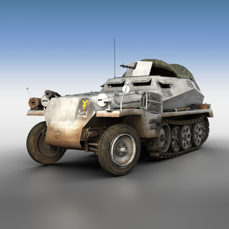 3D sd kfz 250 1 - TurboSquid 1392638