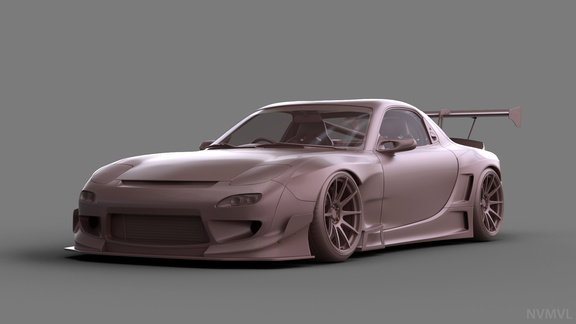 3D rx7 fd pandem v3 - TurboSquid 1392745