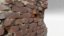 brick corner wall 3D model
