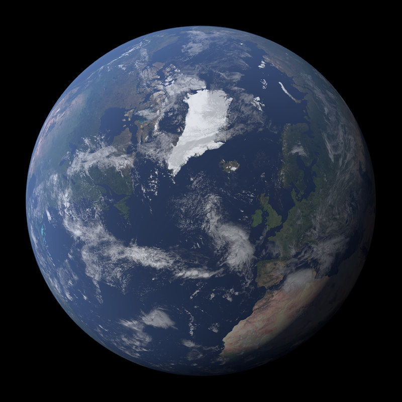 3D realistic earth model - TurboSquid 1392675