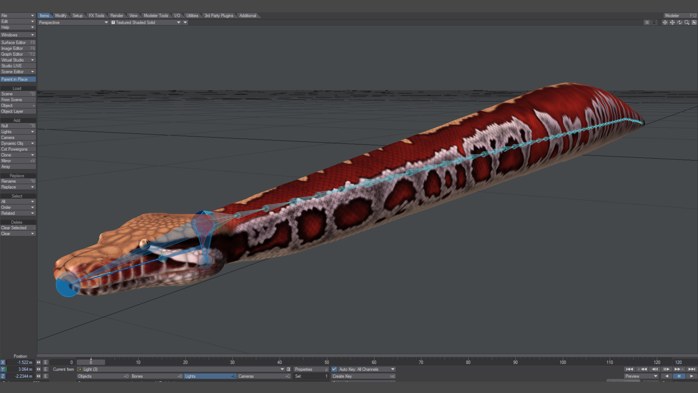 3D model blood python animation - TurboSquid 1392785