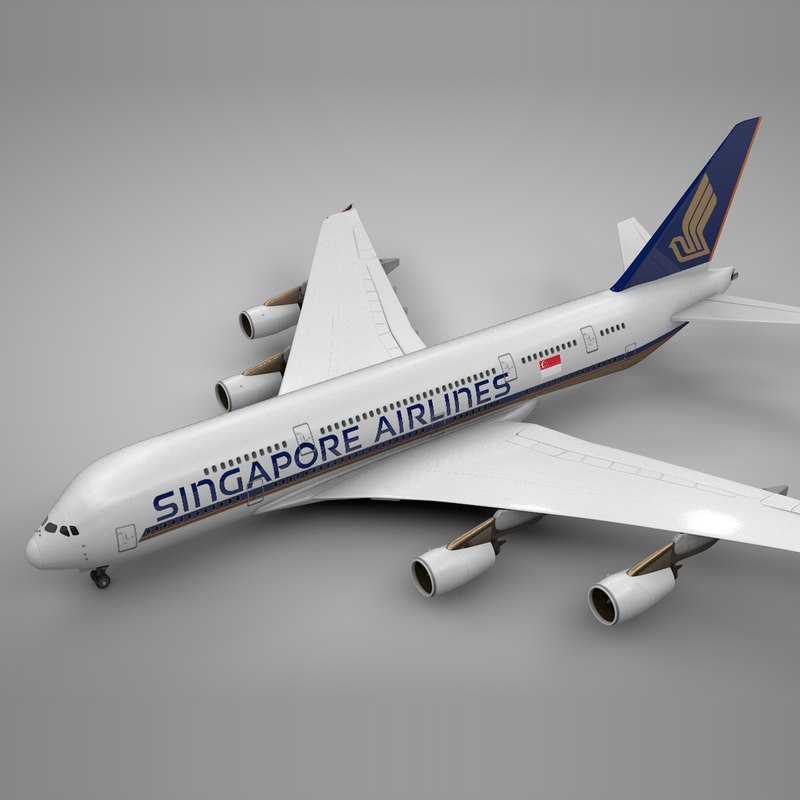 singapore airlines a380 model