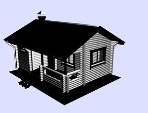 3D bathhouse house