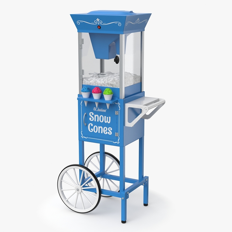 Snow Cone Machine Model - Turbosquid 1392988