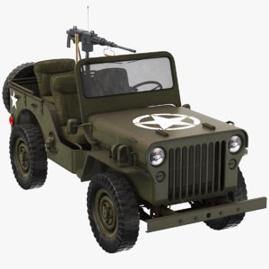 real willys army jeep model