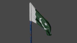 pakistan flag 3D