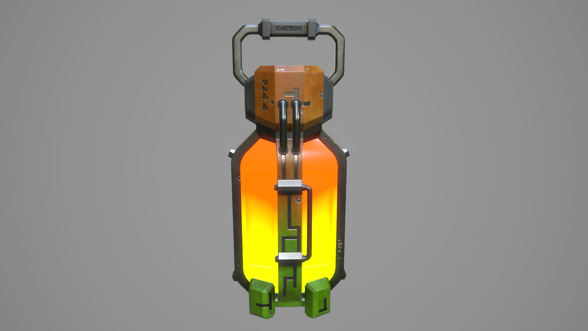 科幻能量电池3d模型