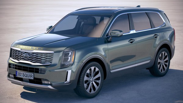 Kia Telluride 3d Model Free Download