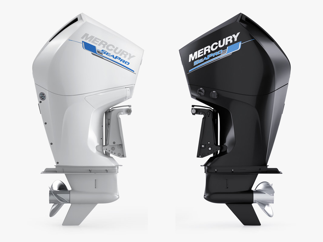 Modelo 3d Motor Fueraborda Mercury 300 CMS TurboSquid 1375372
