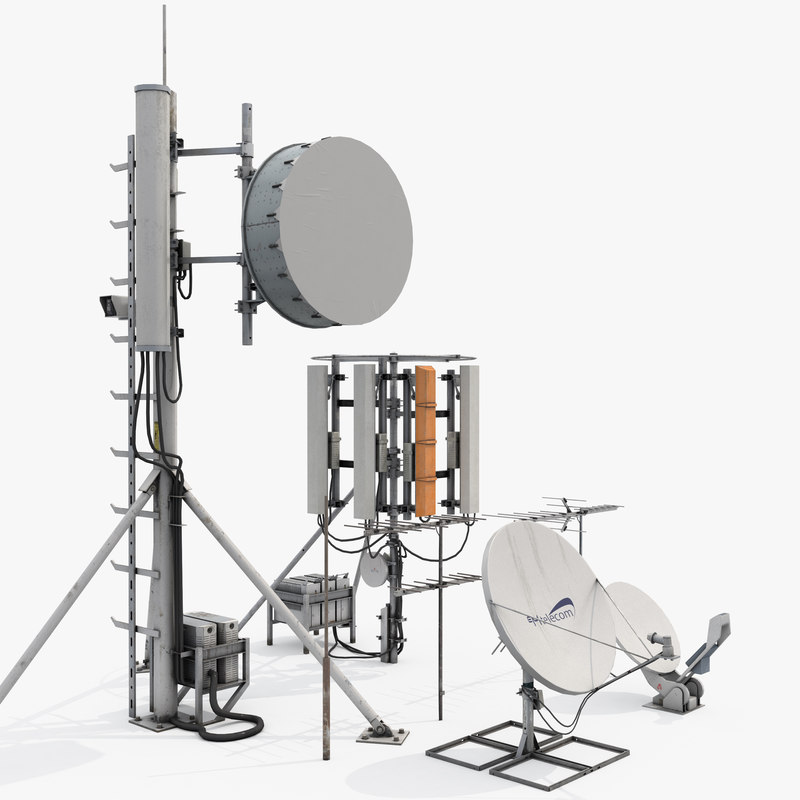 Antennas set 3D model TurboSquid 1393230