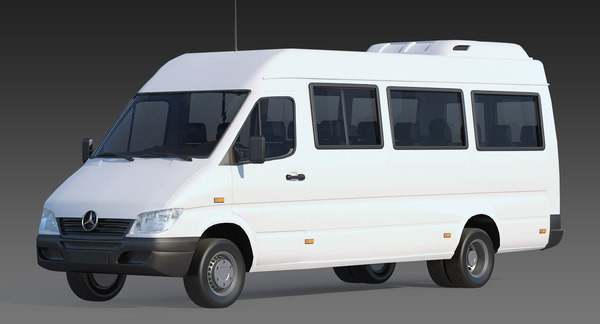 3d Mercedes Benz Sprinter Minibus Turbosquid