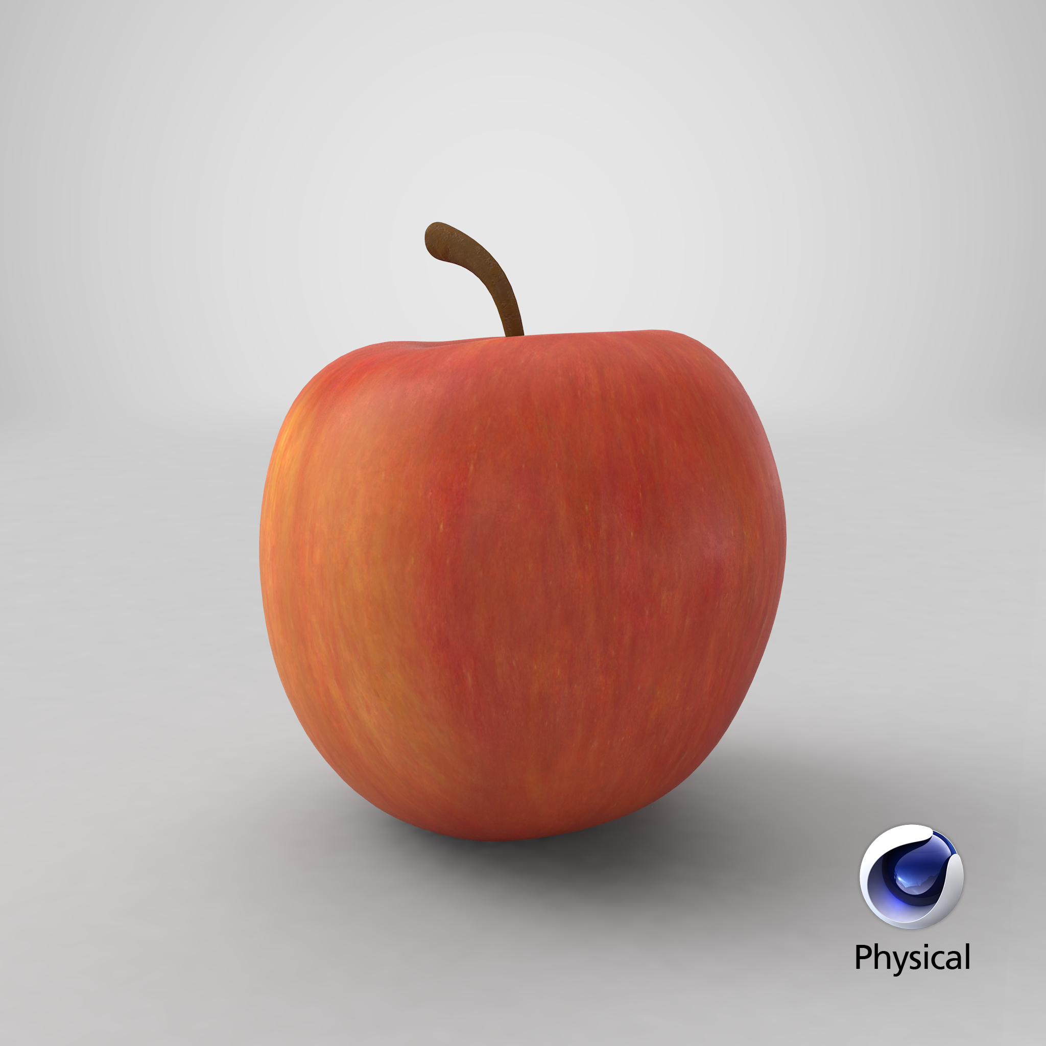 红苹果3d模型