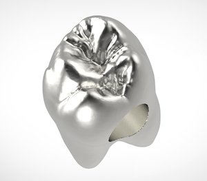 3D model charm silver