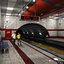 subway station metro train model