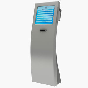 ticket machine 3D model