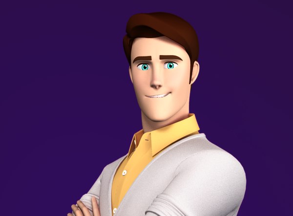 3D character stylized male