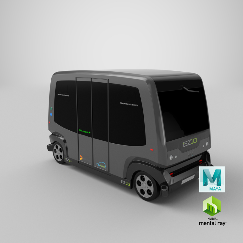 3D model ez10 bus - TurboSquid 1306534