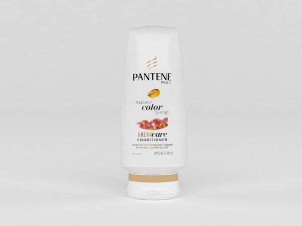 3d Model Pantene Pro V Shampoo Conditioner Turbosquid