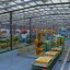 3D factory interior scene equipment model