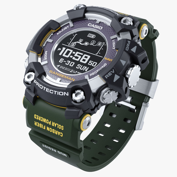 3d Model Casio G Shock Rangeman Gpr Turbosquid 1393627