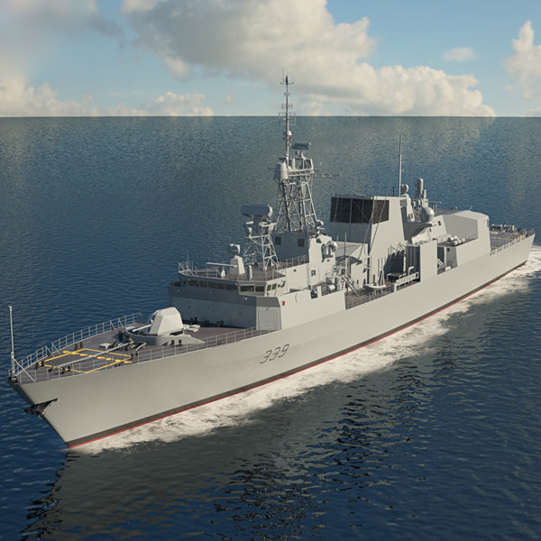 Halifax class frigate 3D model - TurboSquid 1393527