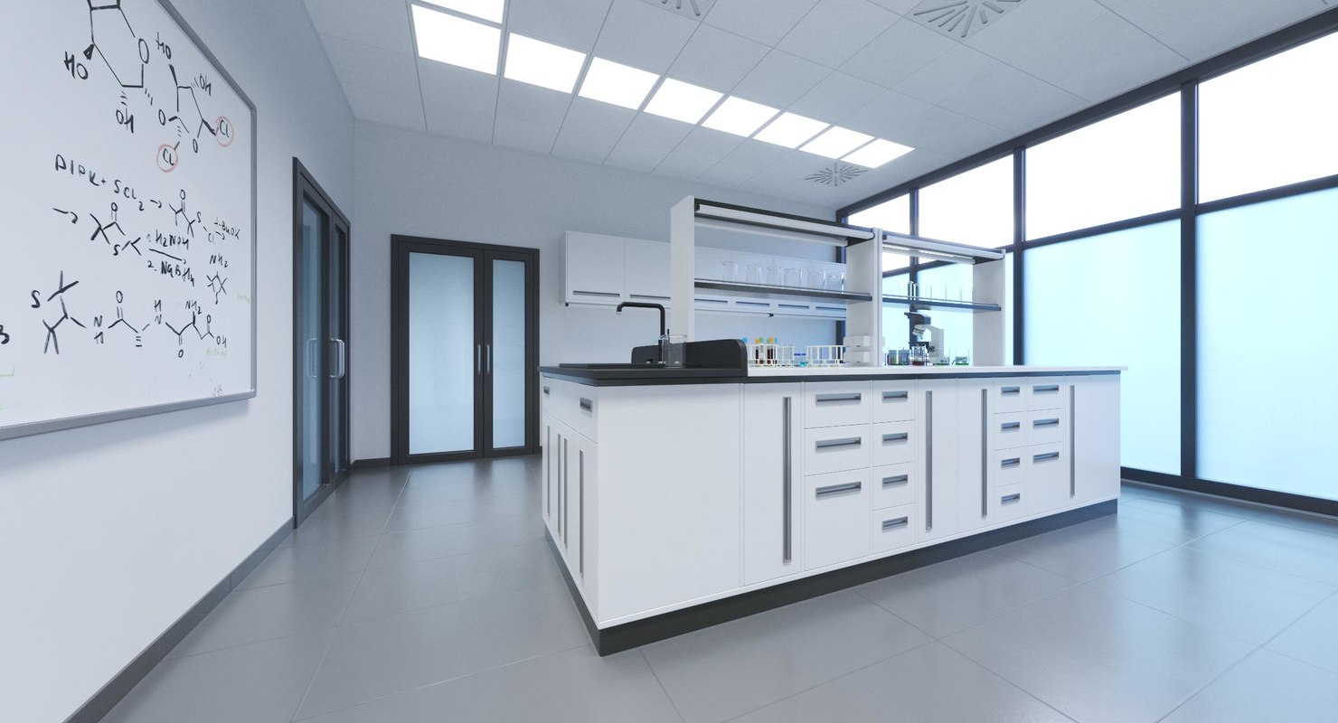3D model laboratory lab TurboSquid 1393822