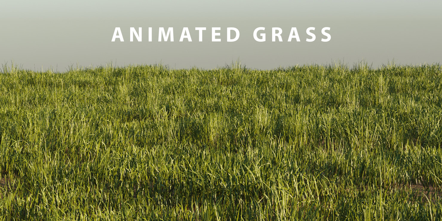 Photorealistic grass pack animation 3D - TurboSquid 1392941