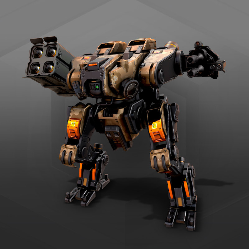 3D sf mecha - TurboSquid 1393746