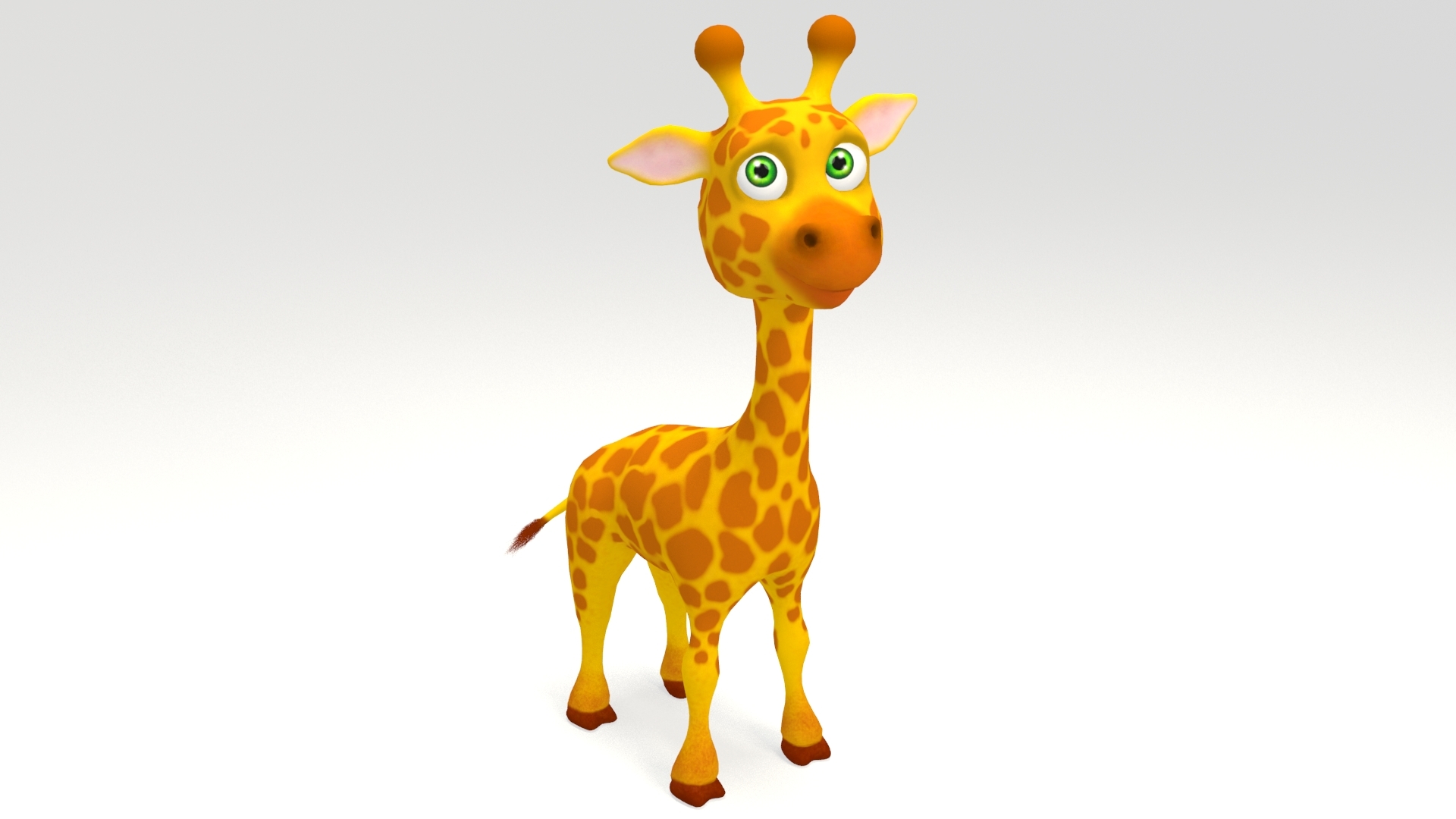 Жираф из мультфильма