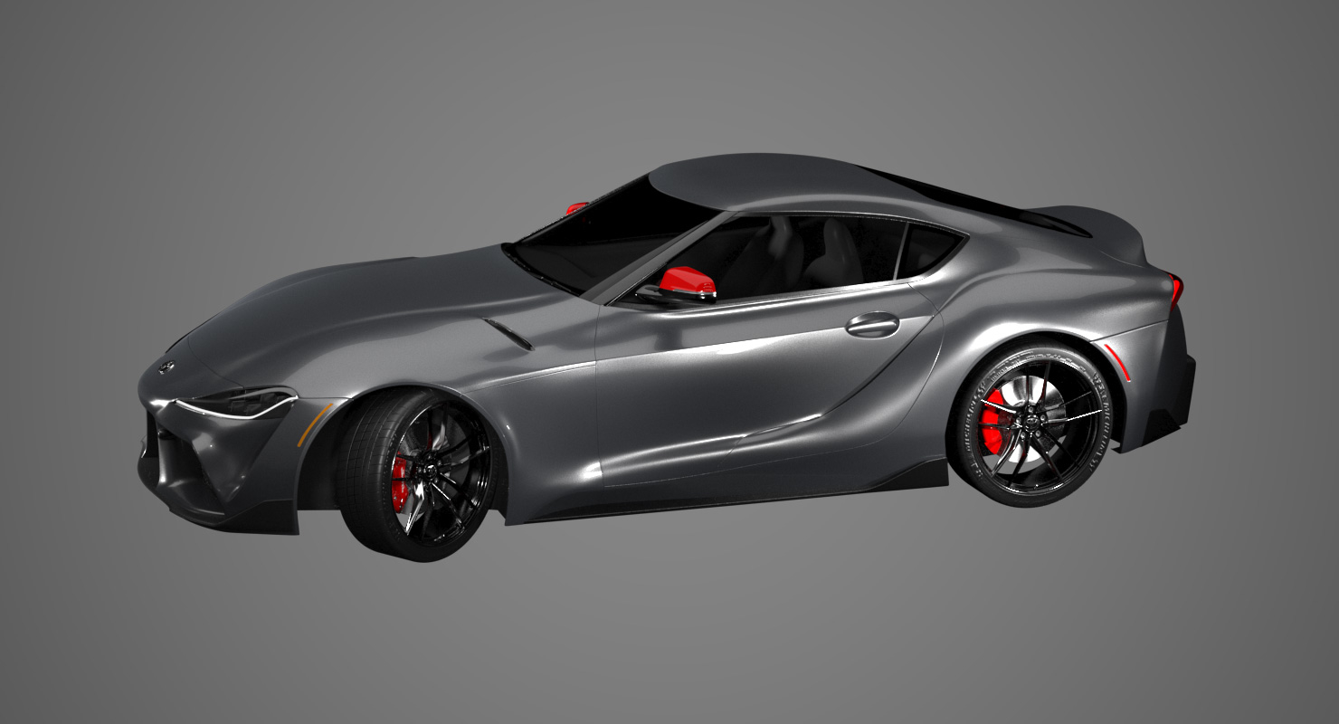 Toyota supra 3d model