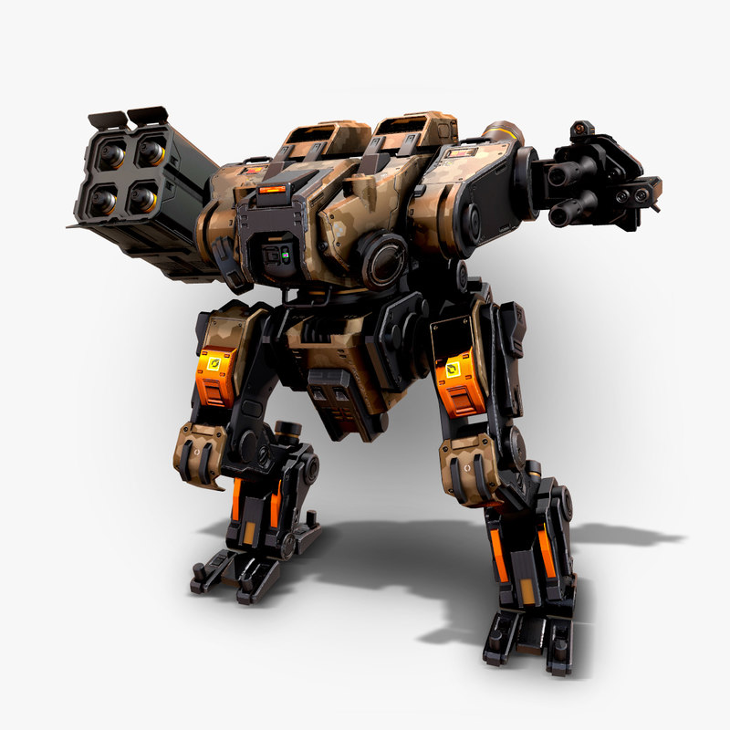 3D sf mecha - TurboSquid 1393746