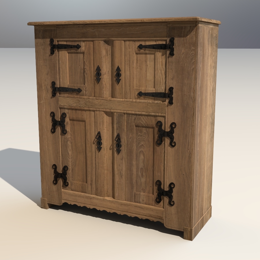 Medieval Wardrobe 3d Turbosquid 1394156