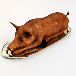roasted pork 3D model