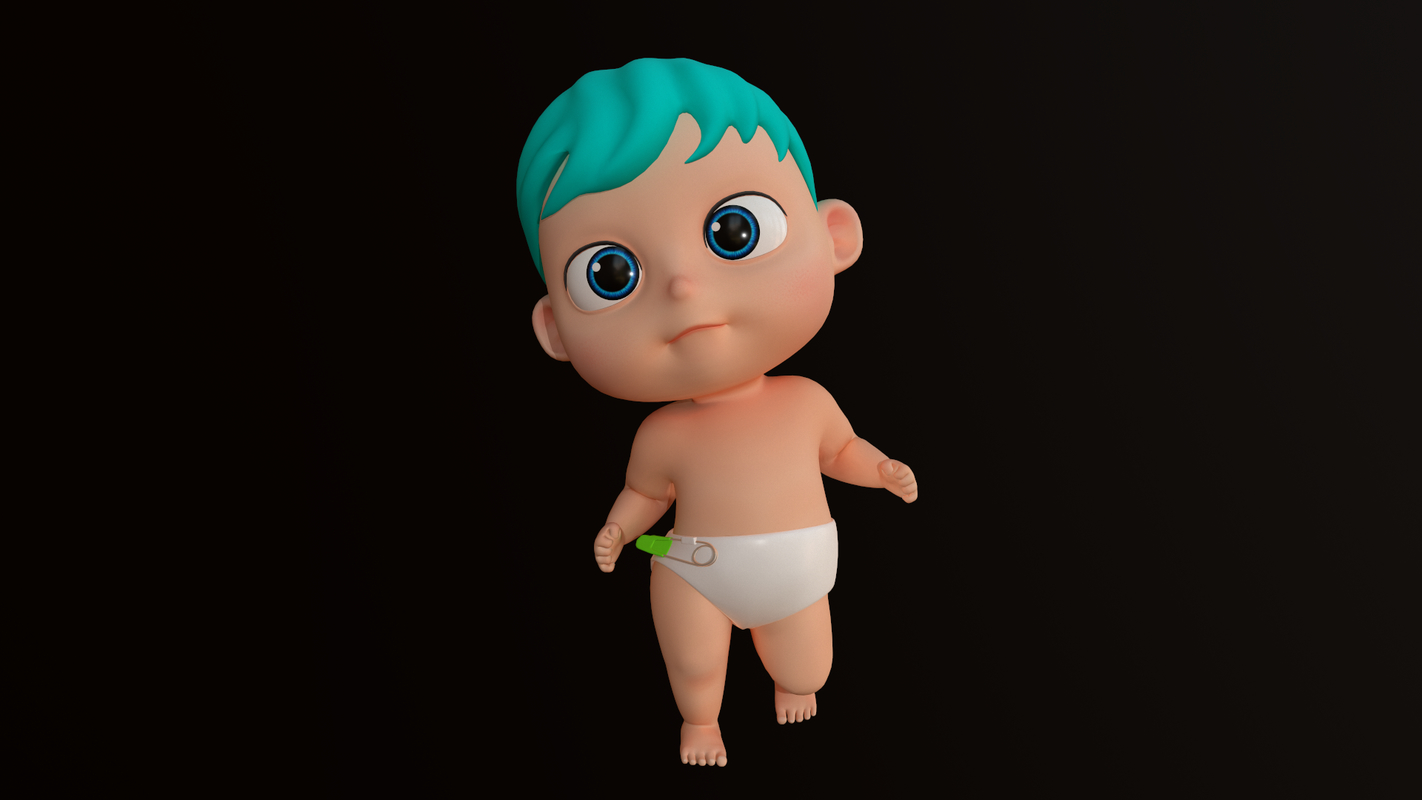 Modele 3d De Dessins Animes Personnage Bebe Garcon Rig Animation Danse Turbosquid Modele 3d De Dessins Animes Personnage Bebe Garcon Rig Animation Danse Turbosquid