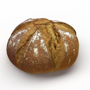photoscaned loaf bread model