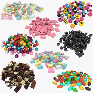 candy pile 3D model