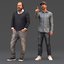 3D people rendering normal