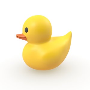 3D model duck toy