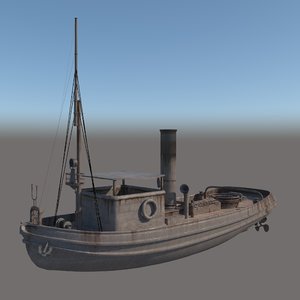 old boat model
