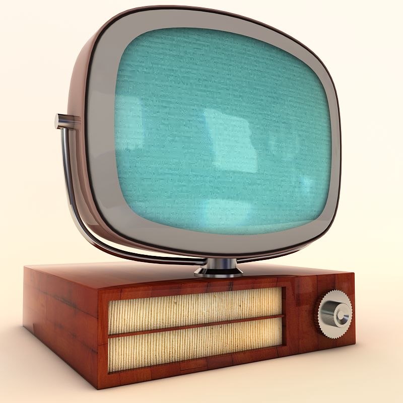 old tv 3d model