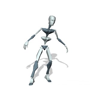 Male scare walk fall back