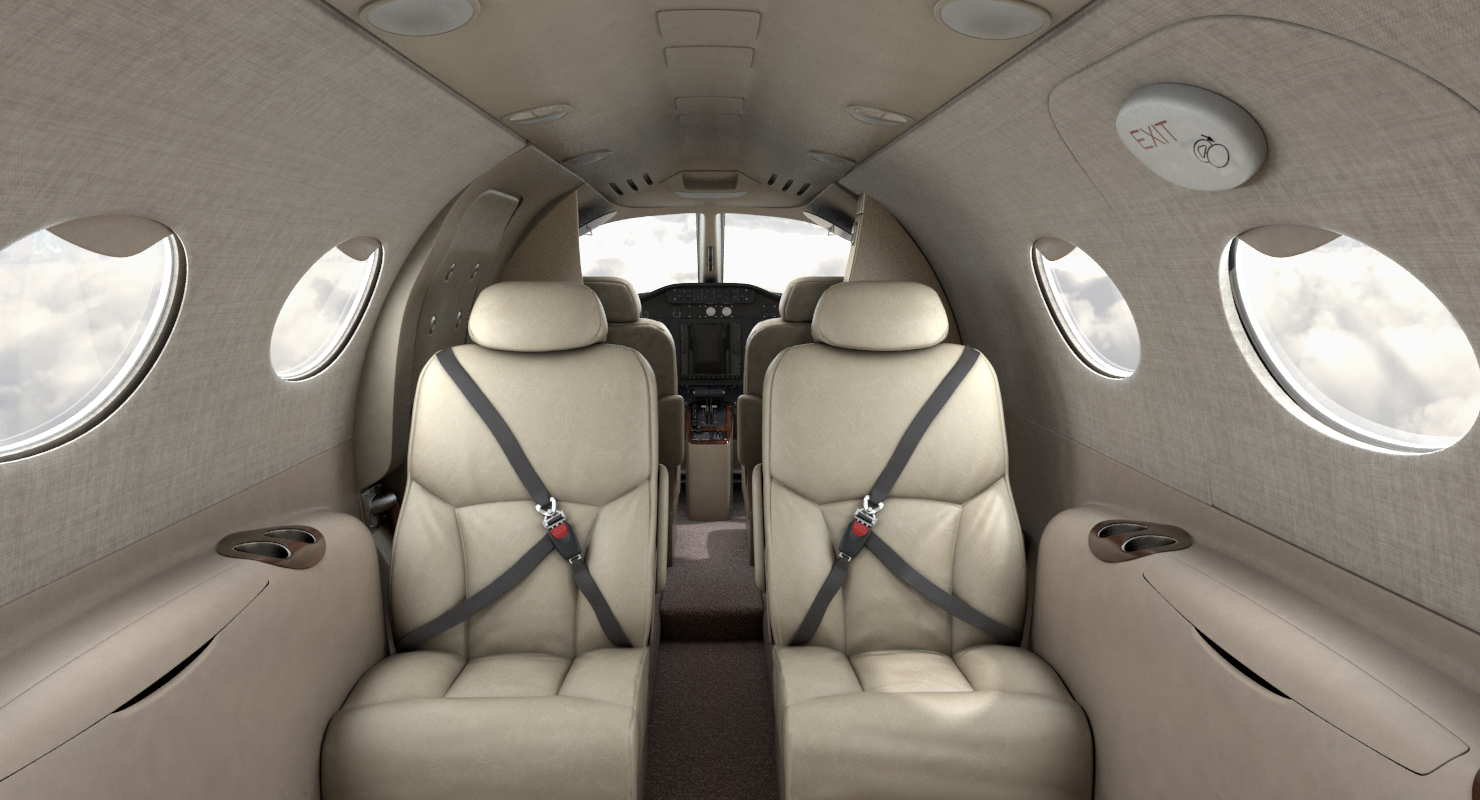 3D complete interior cessna mustang model - TurboSquid 1395908