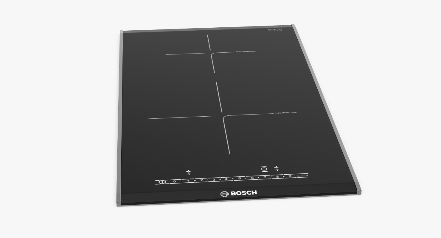 Induction hobs bosch 3D model TurboSquid 1395216