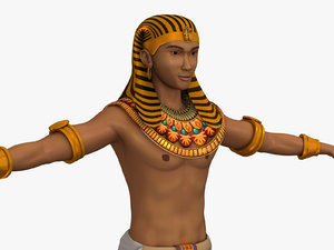 3D egyptian rigged
